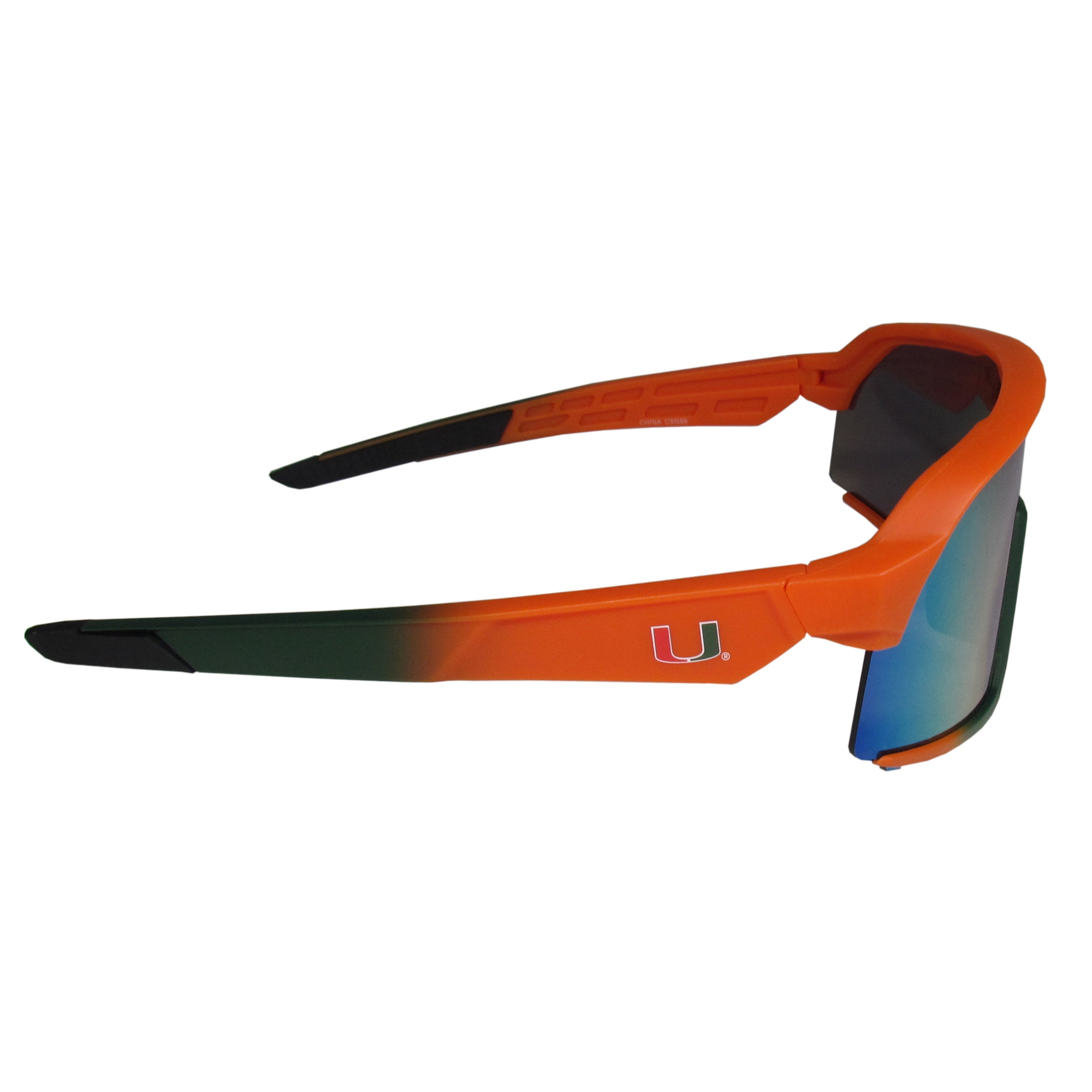 Miami Hurricanes Navigator Shield Sunglasses